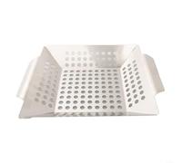 Stainless Steel Grill Basket for Weber BBQ Keep Your Food Safe While Grilling (24.5CM)