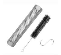 Stainless Steel Grilling Pipe 12 Inch Tube for Flavorful Grilling with Wood Pellets