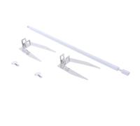 Stainless Steel Grills Rotisserie Forks Meat Spit Rods Barbecue Rotating Practical Rotisserie Rack for BBQ Outdoor Electric Oven Rotating Chicken Skewer