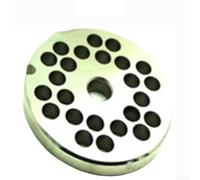 Stainless Steel Grinding Disc for Meat Grinder, No. 5 Orifice Plate with Holes, Replacement Disc for Bosch and Bauknecht- Appliances, Meat Plate with Holes, Compatible with Various Models(6mm)
