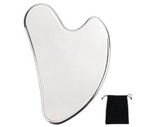 Stainless Steel Gua Sha Facial Tools, Face Massage Tools, Metal Guasha Tool for Body Face Neck and Eye, Skin Care Gift for Woman