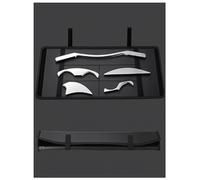 Stainless Steel Gua Sha Scraping Massage Tool Set, Tools, Soft Tissue Mobilization Tool, Deep Massage (5pcs)