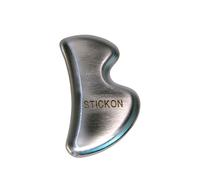 Stainless Steel Gua Sha Scraping Massage Tool - STICKON IASTM Tools Great Soft Tissue Mobilization Tool (B Shape)