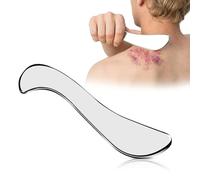 Stainless Steel Gua Sha Tool for Body & Face, Metal Muscle Scraper, Gua Sha Massage Tool for Deep Tissue & Myofascial Release, Lymphatic Drainage Massager Scraping Tool for Back Neck Shoulder Legs
