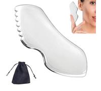 Stainless Steel Gua Sha Tool,Guasha Face Body Massage Stones Manual Tools Effective for Eyes Neck and Jawline Sculpting and Puffiness Reducing,Facial Stone,for Cellulite and Toning,Back Legs
