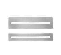 Stainless Steel Guitar Neck Notched Straight Edge Ruler Radius Gauges String Height Gauge Neck Straight Edge Ruler Measurement Tool