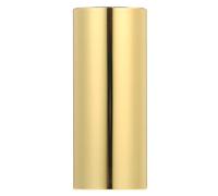 Stainless Steel Guitar Slide, 2.4" Metal Slide Bar With Gold Plating For Rock, Blues, Jazz, And Country