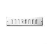 Stainless Steel Gully Waste Trap for Wet Rooms with Gravity Driven Self Sealing Technology (40x10cm)
