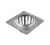 Stainless Steel Gutter For 3 4 5 Inch Downpipe Leaf Protection Roof Drain Debris Filter Silver Home Garden Rainwater System(Round 4inch)