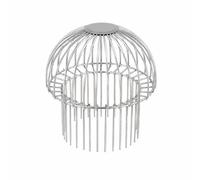 Stainless Steel Gutter Guard, Downpipe Filters Pipe Protector Cover, Mesh Leaf Strainer Blocking Mud Debris (160mm)