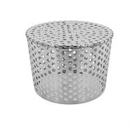 Stainless Steel Gutter Guard for Leaf Collector Compatible with Drain Pipes 40mm 50mm 60mm 75mm 90mm 110mm 128mm 140mm 160mm 180mm 200mm (128-145mm)