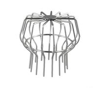 Stainless Steel Gutter Guard Strainer Featuring Balloon Mesh For Drain Pipe Protection To Prevent Debris And Clogging With Multiple Size Selections(110#)