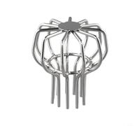 Stainless Steel Gutter Guard Strainer Featuring Balloon Mesh For Drain Pipe Protection To Prevent Debris And Clogging With Multiple Size Selections(50#)