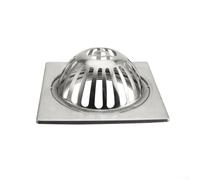 Stainless Steel Gutter Leaf Guard Downpipe Protection Grid for Roof Pipes 3/4/5 Inch Drain Clog Prevention (Square 5inch)