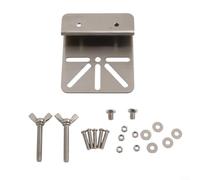 Stainless Steel Gutter Mount for Eufy S340 No Drill Rust-Proof Camera Bracket for Outdoor Security Use No-Drill Gutter Holder for Solar PTZ Dome Cameras Duty Mount for Eufy S340 Weatherproof(Silver)