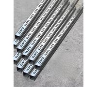 Stainless Steel Gutter Strainer Set - 10PCS Exterior Draina Trench Grate for Yard & Patio, Linear Gutter System with Side Grate for Effective Water ment