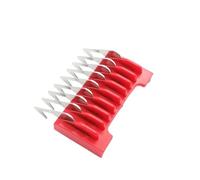 Stainless Steel Hair Clipper Attachment Comb Replacement,Compatible for Wahl Moser 1400 1853 1233 1234 1170 1230 1233-7100(Red-3MM)