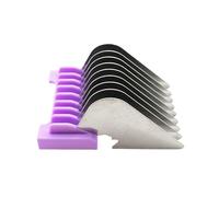 Stainless Steel Hair Clipper Slide-on Attachment Comb Replacement ，Compatible for Wahl ，Compatible for Moser ，1400 1853 1233 1234 1170 1230 1233-710 ，Trimmer Replacement Parts(Light Purple)