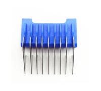 Stainless Steel Hair Clipper Slide-on Attachment Comb Replacement， Compatible For Wahl， Moser 1400 1853 1233 1234 1170 1230 1233-710， Haircut Component(10mm 1233-7120 Dark Blue)