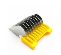 Stainless Steel Hair Clipper Slide-on Attachment Comb Replacement， Compatible For Wahl， Moser 1400 1853 1233 1234 1170 1230 1233-710， Trimmer Barber Cutter(16mm 1233-7140 Yellow)
