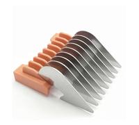 Stainless Steel Hair Clipper Slide-on Attachment Comb Replacement， Compatible For Wahl， Moser 1400 1853 1233 1234 1170 1230 1233-710， Trimmer Barber Cutter(13mm 1233-7130 Orange)