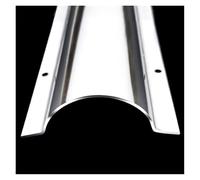 Stainless Steel Half Round Cable Concealer Raceway, Perforated Installation for Ceiling, Corner, and Floor Cord Management