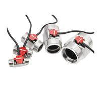 Stainless Steel Hall Flow Meter Electromagnetic Water Flow Sensor Industrial Fluid Flow Rate Sensor for Plumbing Water Dispenser(YF-B10-S 1inch 58mm)