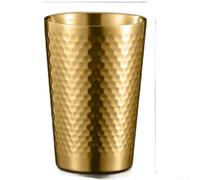 Stainless Steel Hammered Finish Tumbler Mug with Dual Wall Vacuum Construction for Long Lasting Hot and Cold Beverage Holding (I)