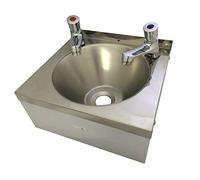 Stainless Steel Hand Wash Basin, Sink, Push Taps