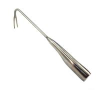 Stainless Steel Hand Weeder with Wooden Handle for Garden(C)