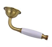 Stainless Steel Handheld Shower Head with Rain Spray Setting and Timeless Antique Visual Identity for Bath Spaces (Antique)