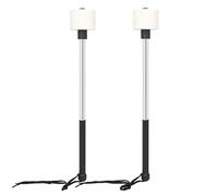 Stainless Steel Handle Drum Stick Felt Head Marchings Drum Sticks Percussion Drumstick Instrument Band Accessory