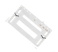 Stainless Steel Handle Hole Locator Tool For Cabinet Drawer Door With Engraved Markings And Quick Locking System For Precise Furniture Hardware Installation Silver Finish 17x10cm Size(B)