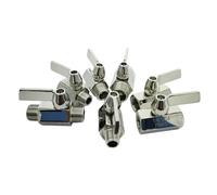 Stainless Steel Handle Mini Ball Valve Double Inner Wire Outer Thread Water Switch 1Pcs(1",Double Inner Wire)