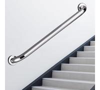 Stainless Steel Handrail, Bathroom Safety Handle for Shower, 80cm 1m 120cm 1.5m Stair Railing Safety Hand Rail Wall Mounted Staircase Balustrade(100cm/39in)