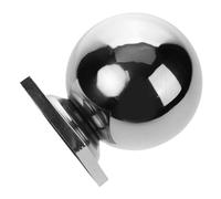 Stainless Steel Handrail Finial Ball Replacement for Guardrail Post | Silver Square Ball Design, Architectural Applications and Gates, Handrail End Caps for Reliable Support