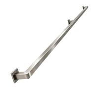 Stainless Steel Handrail for Indoor & Outdoor Steps, Heavy-Duty Support Railing for Wall Return, 60cm to 300cm Lengths, Metal Staircase Railing