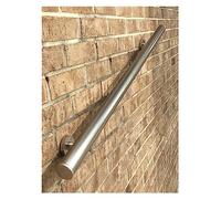 Stainless Steel Handrail for Outdoor Stairs Round Wall Support Aid Handrail for Elderly Children with Disabilities Non Slip Commercial Stair Handrail Kit 50cm/1.6ft/19