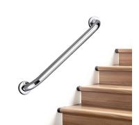Stainless Steel Handrail for Stairs - Indoor Outdoor Wall Mounted Stair Railing, 1FT 2FT 3.3FT 4FT 5FT Bathroom Safety Handle for Shower, Bathtub & Toilet(100cm/39in)
