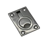 Stainless Steel Hatch Lifting Ring Flush Fit 62MM x 45MM (Boat Deck Marine Lift)