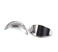 Stainless Steel Headlight Eyebrows Eyelid Trim Pair For VW Beetle 1968 - 1973