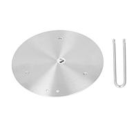 Stainless Steel Heat Diffuser Plate for Induction Cooker, Heat Diffuser Converter with Handle, Even Heat Distribution for Gas and Electric Stoves, Compatible with Iron Ceramic Pots (20#)