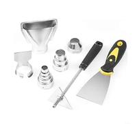 Stainless Steel Heat Nozzles 35mm for Shrink Tubing & Resin Art - 7pcs Variable Temp Control Accessories UK(C)