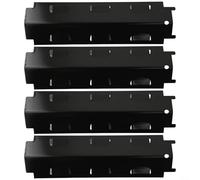 Stainless Steel Heat Plate SHIELDs for Charbroil Gas Grill, BBQ Flavourizer For Bars Burner Cover Replacement, Even Heating Tent Protector Repair Kit 14.6x4.3(4PCS)