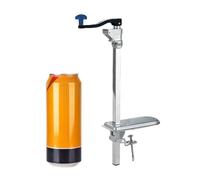 Stainless Steel Heavy Duty Can Opener, Manual Bench Top Opener for Tall Cans, Commercial Grade for Restaurants & Home Kitchens Silver 48cm/18.5in