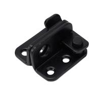 Stainless Steel Heavy-Duty Tower Bolt Latch for Wardrobe, Cabinet, Garden Gate & Shed Doors - 4-Inch Sliding Door Catch with Anti-Violence Safety L(Small Right)