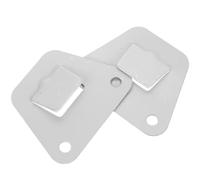 Stainless Steel Heavy Duty with Screws Wall Fan Mounting Bracket | Hidden Holder for Oscillating Models, Adaptable to Wood and Brick Walls, Silver Finish, Includes Expansion Plugs