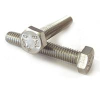 Stainless Steel Hex Bolts, 3/8 x 1 inch BSF, A2 Grade, Fully Threaded, Pack of 10