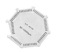 Stainless Steel Hexagonal Wet Film Comb Gauge Measurement Tool
