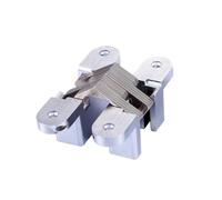 Stainless Steel Hidden Hinges 10kg Heavy-Loading 13 * 45mm Built-in Concealed Cross Folding Door Hinge